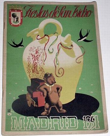 Cat&aacute;logos publicitarios: PROGRAMA DE LAS FIESTAS DE SAN ISIDRO DE MADRID DE 1951